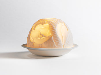 Bernardaud LED Votivelight - Magnolia Blossoms